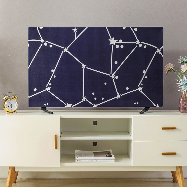 Printing Polyester Monitor Protector Home Decoration Screen Protective TV Cover