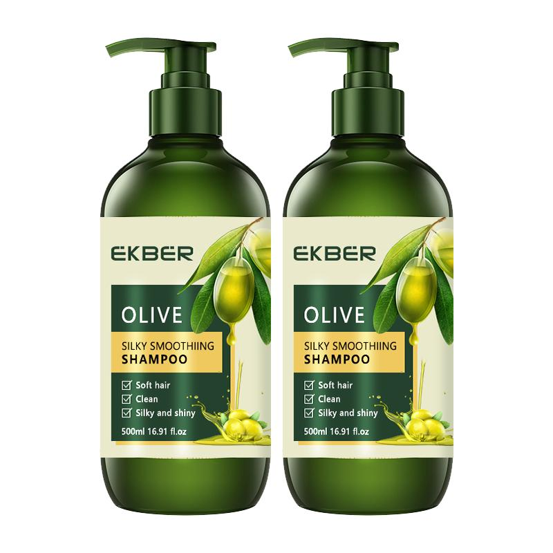 High Quality Natural 500ml Glycerol Olive Oil Shampoo Silky and Shiny Hair Shampoo Hair Salon Olive Oil Shampoo