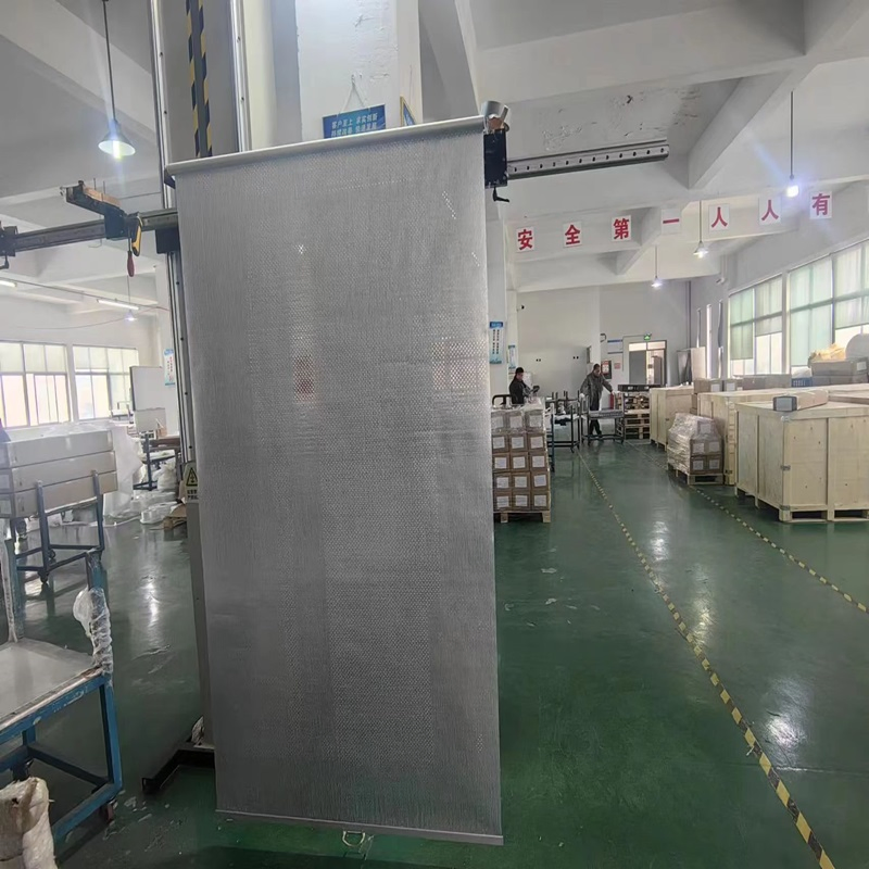Viskon Breathable Night Blind for Refrigeration Showcase Aluminum Woven Fabric Night Cover