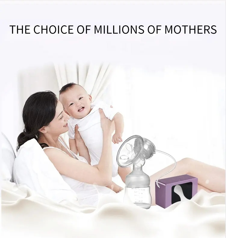 BPA Free Silicone Intelligent Hospital Grade Easy Single OEM Electric Set Portable Accessories Breast Pump