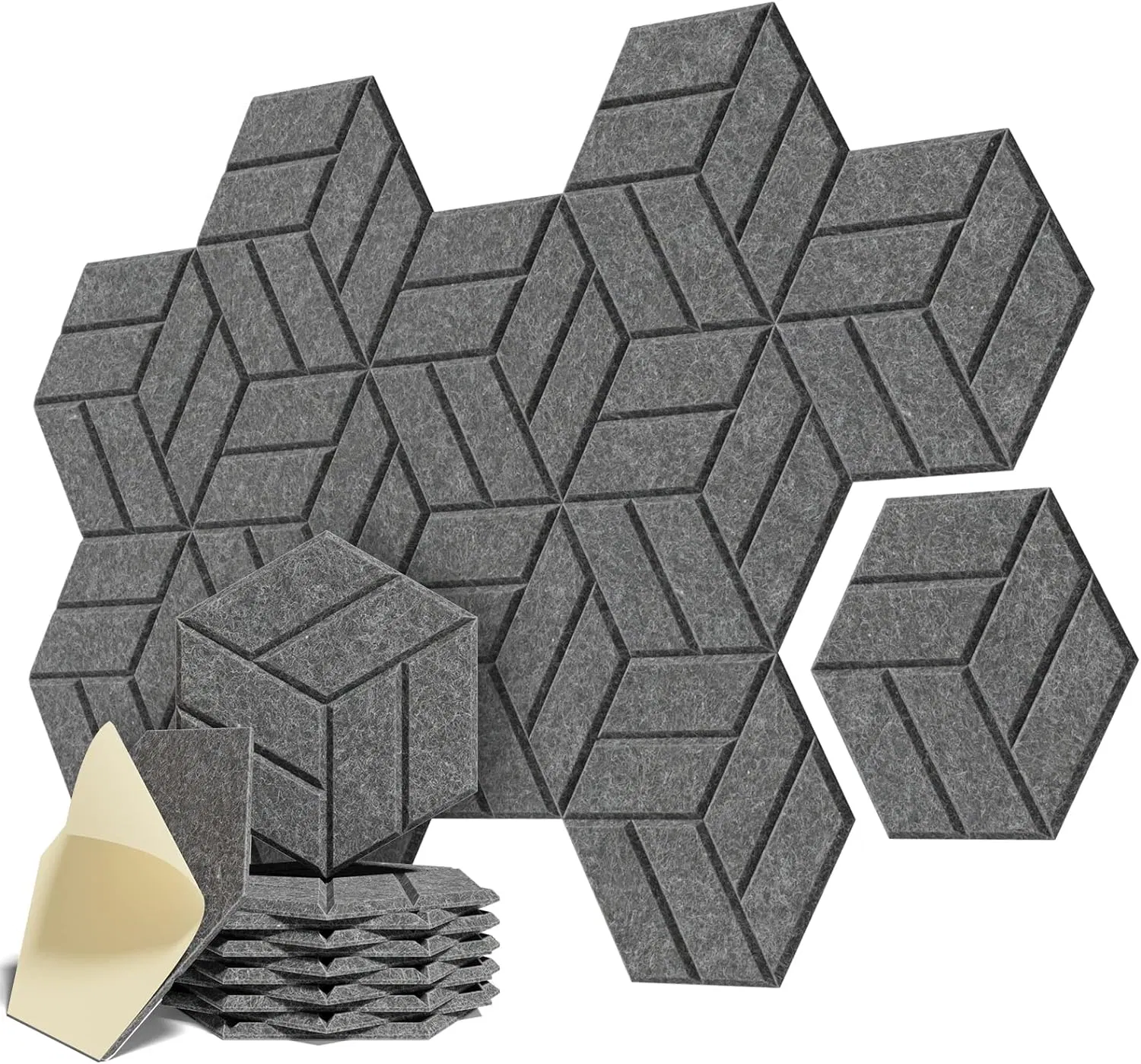 Wall Decor Ceiling Sound Absorbing Materials Pet Acoustic Panel