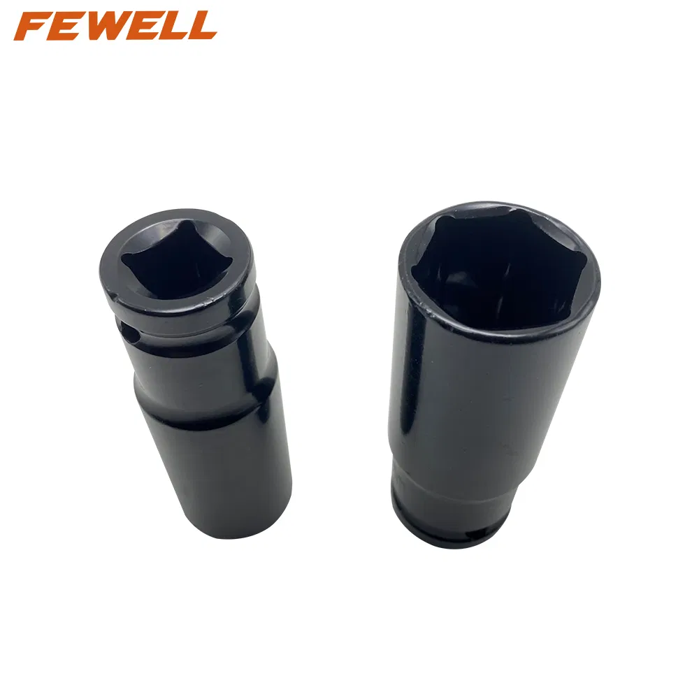 10PCS 1/2 Box Hex Wrench Head Spanner Deep Socket Set Car Repair Tool Ratchet Air Impact Driver Deep Sockets