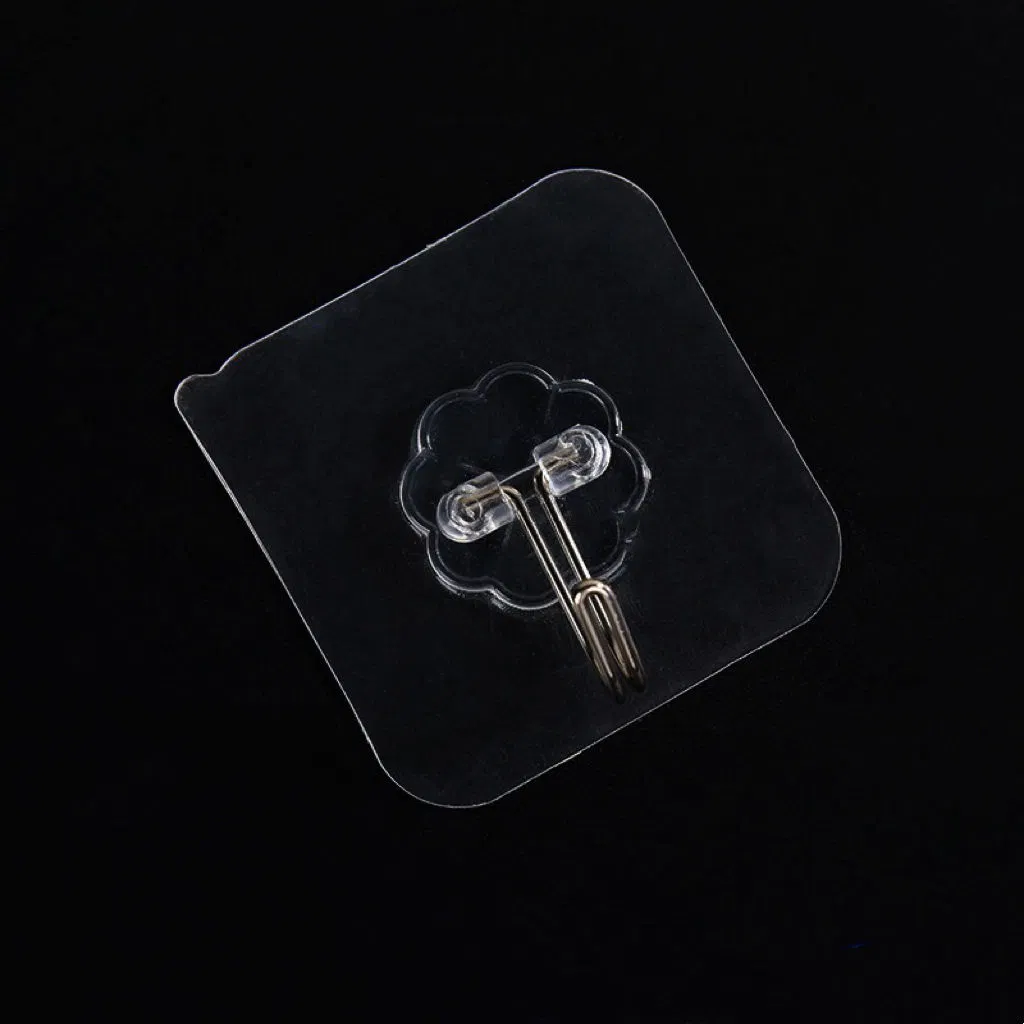 Hot Selling Non-Trace Strong Adhesive Non-Punching Transparent Wall Hooks