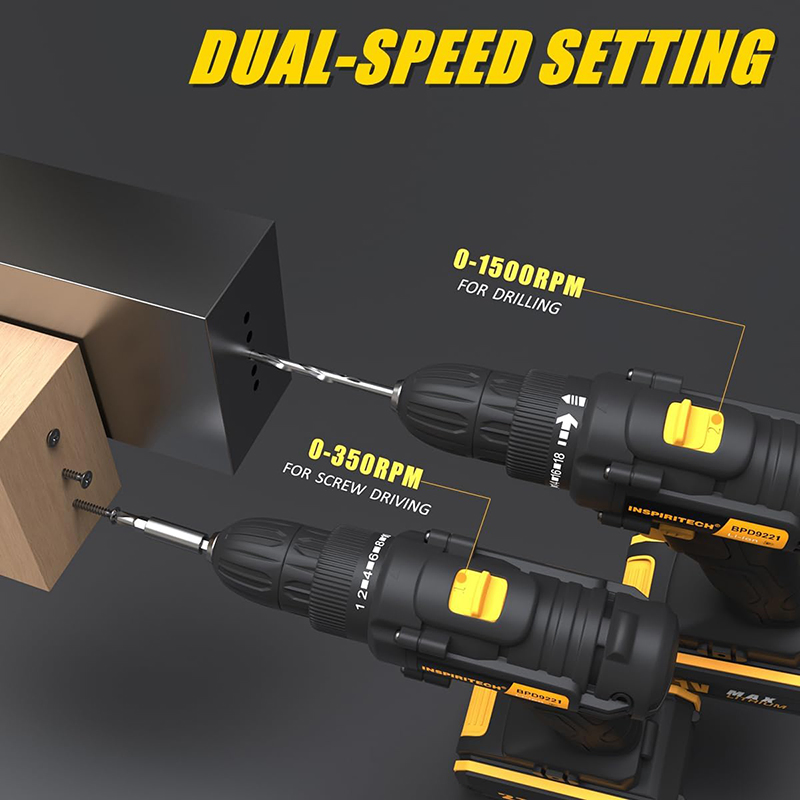 Аккумуляторный гайковерт 21В с ударным механизмом