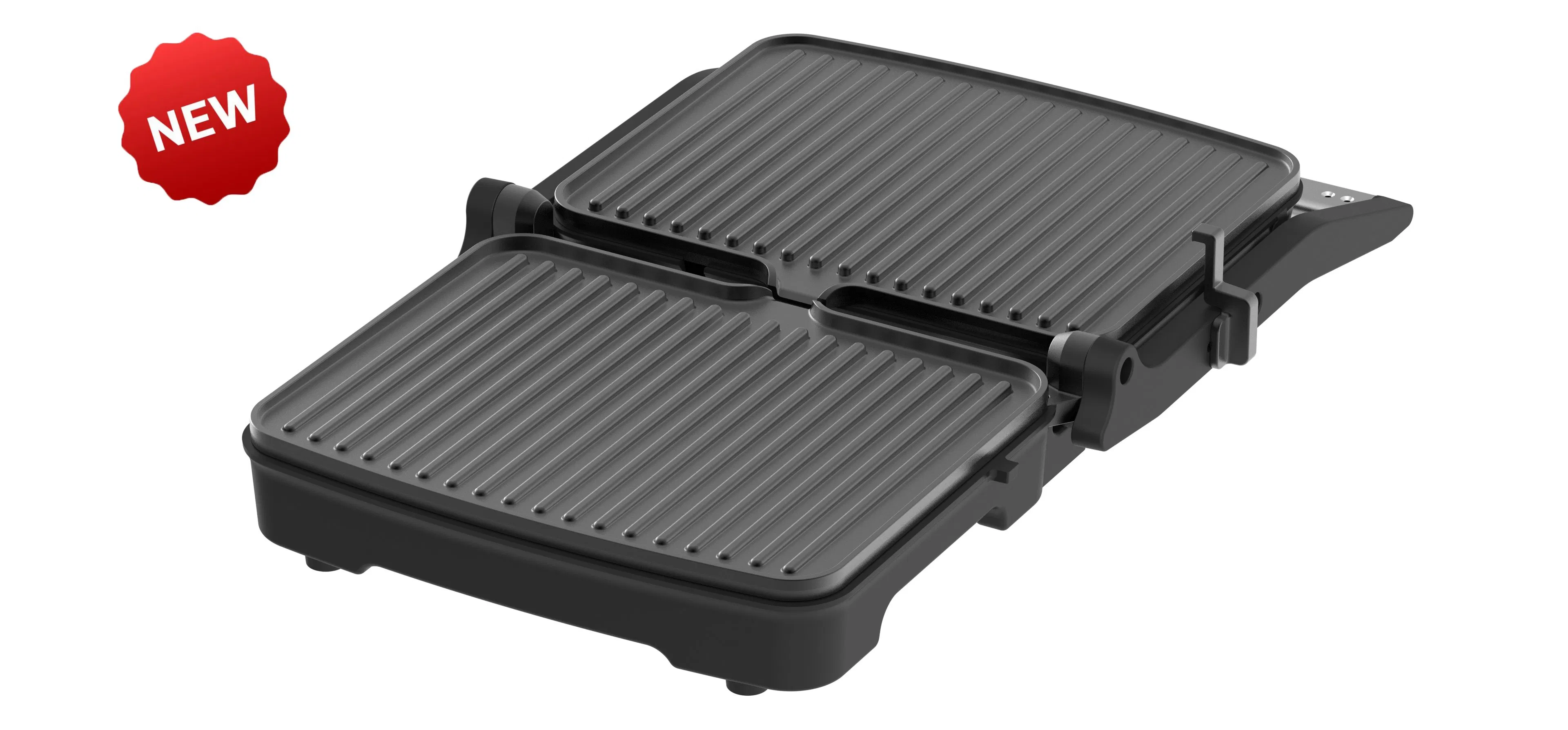 Non-Stick 4 Slice Stainless Steel Contact Grill for Delicious Meals