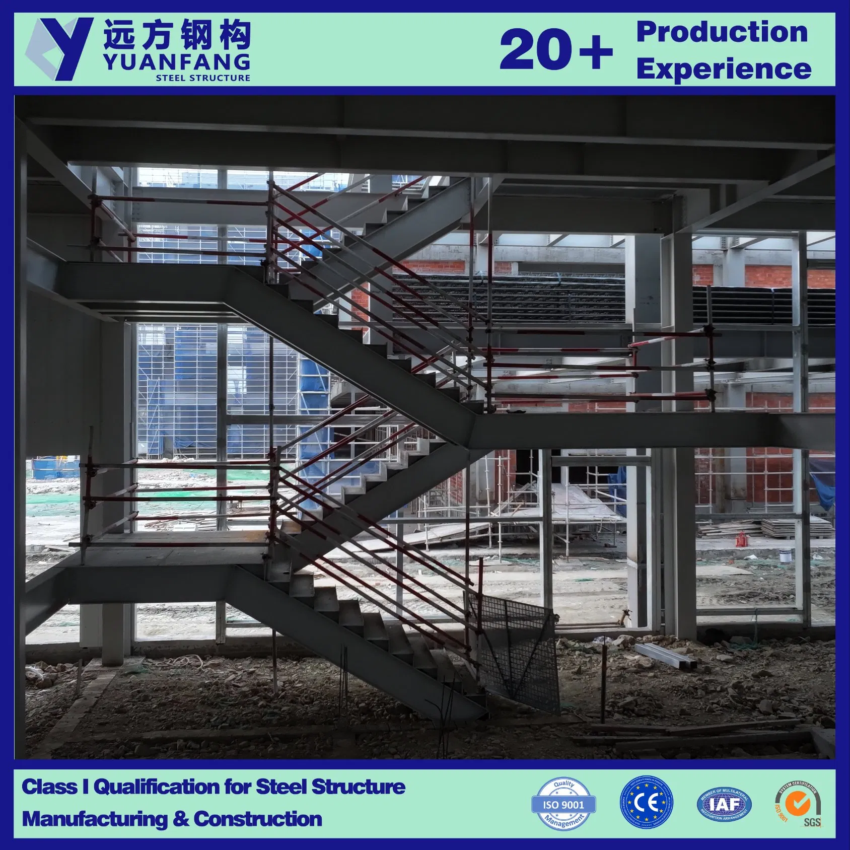 Customize OEM ODM Steel Structure Pedestrian Corridor for Office Building