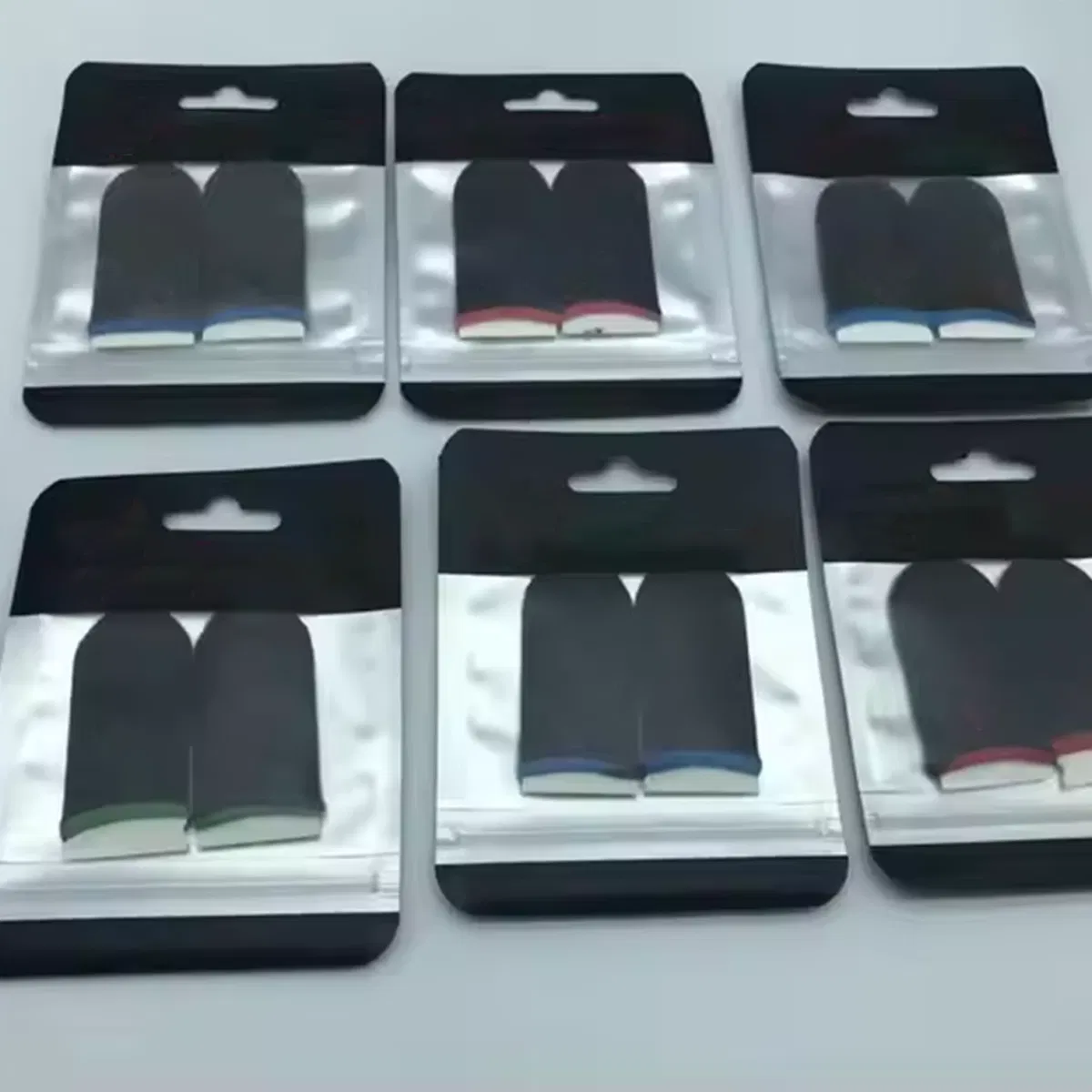 Игровые напальчники Silver Fiber для сенсорных экранов