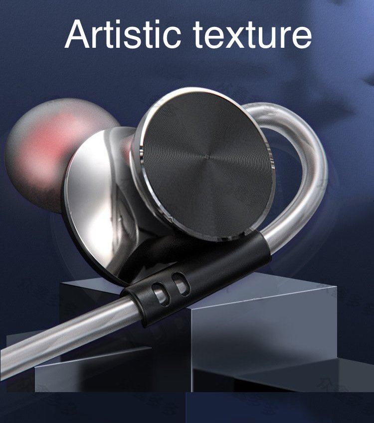 Magnetic Suction Earphones Wearing Comfortable Surround Sound Stereo Effects 3.5mm Audio Interface Wired Earbuds Sm01