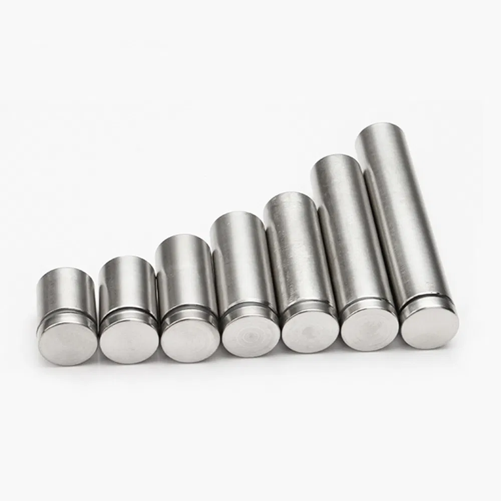 Stainless Steel Standoff Screws Heavy Duty Glass Standoff Mounts for Advertising