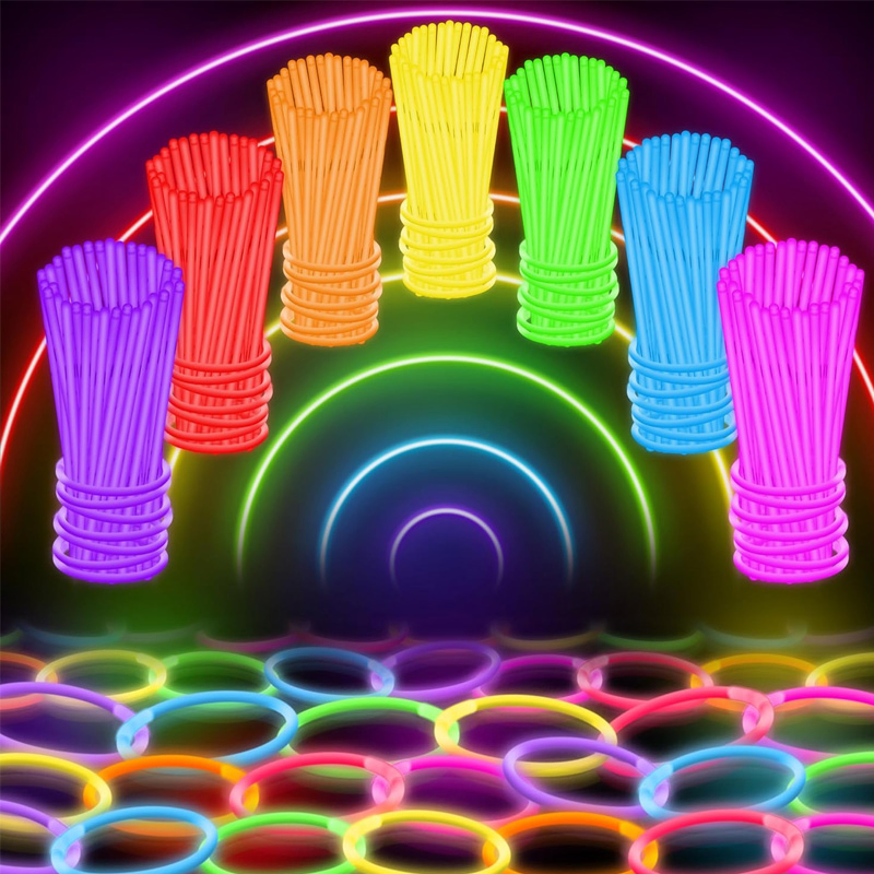 100PCS Glow Sticks Bulk Party Halloween Glow in Dark Favors OEM