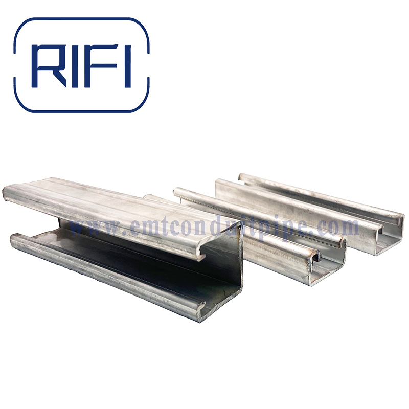 Stainless Steel SS304 SS316 41X41 & 41X21 & 41X62 Strut Steel Unistrut Channel