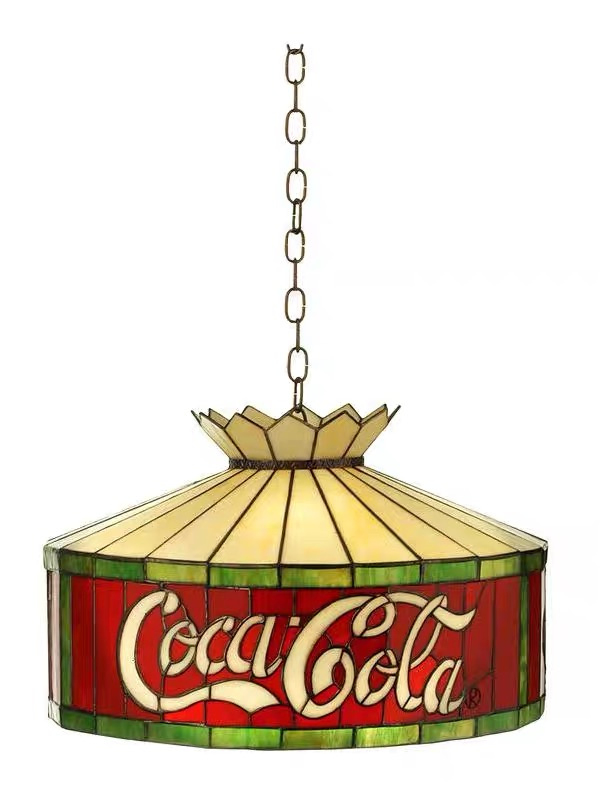 Decorative Tiffany Style Stained Glass Cola Pendant Light for Room/Living Room