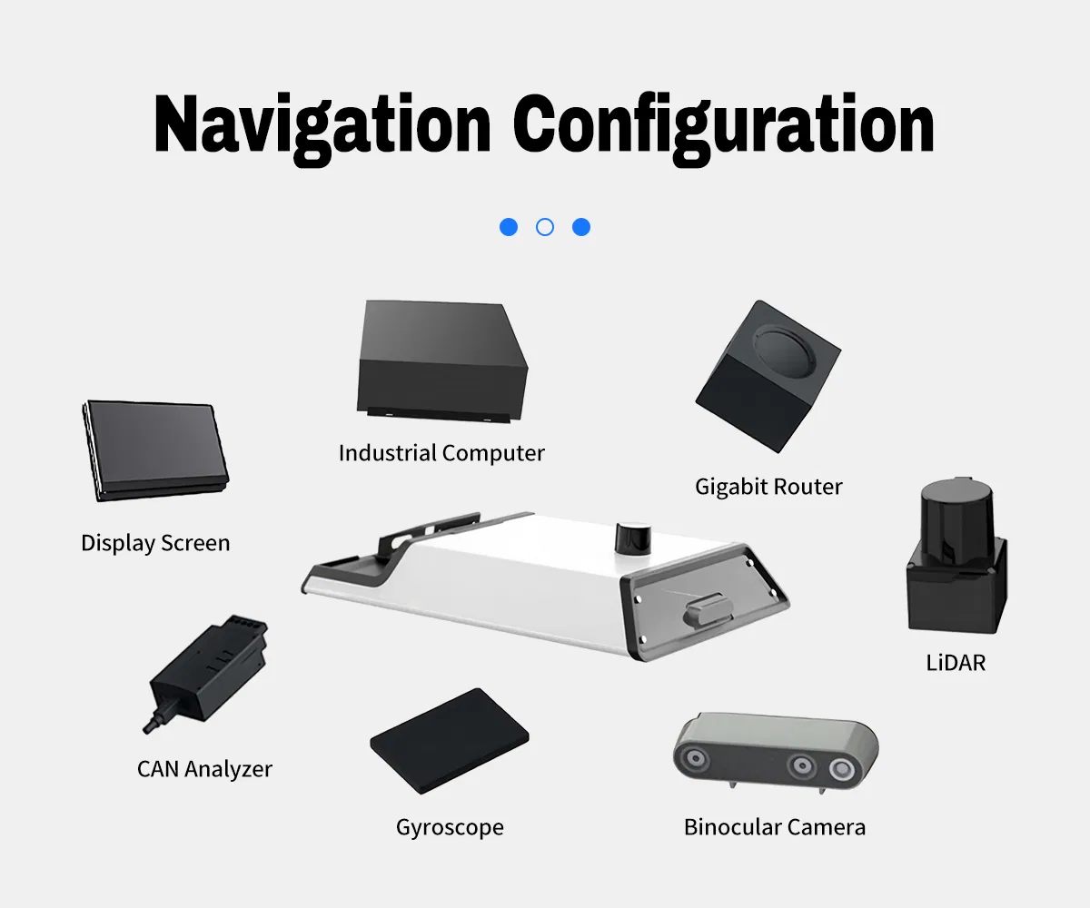 3km/ H Indoor Patrol Robot Four-Wheel Differential Robot with Zero Radius Turn