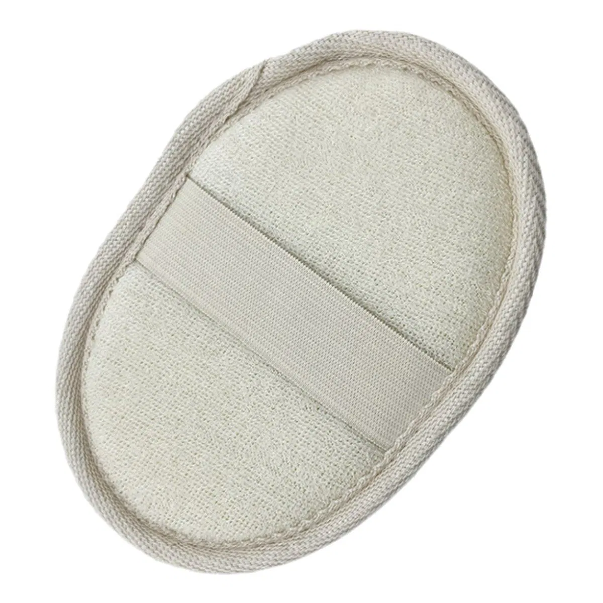 Oval Plant Fiber Cotton Material Bath SPA Shower Cleaning Scrubber for Body Exfoliating Skin