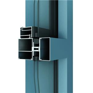 Aluminium Thermal Break Insulated Curtain Walls Frameless with Double Aluminium Building Glass Curtain Wall