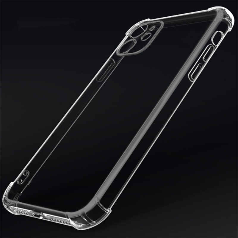 Soft TPU Air Bag Phone Case for iPhone 6 6s 7 7s 8 Plus X Xr Xs Max 11 12 13 Mini PRO Max 5.4 5.8 6.1 6.7 Inch Samsung Huawei Anti Shock Phone Case