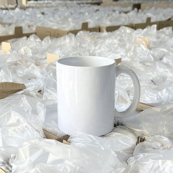 Керамическая кружка 11oz для сублимации с логотипом