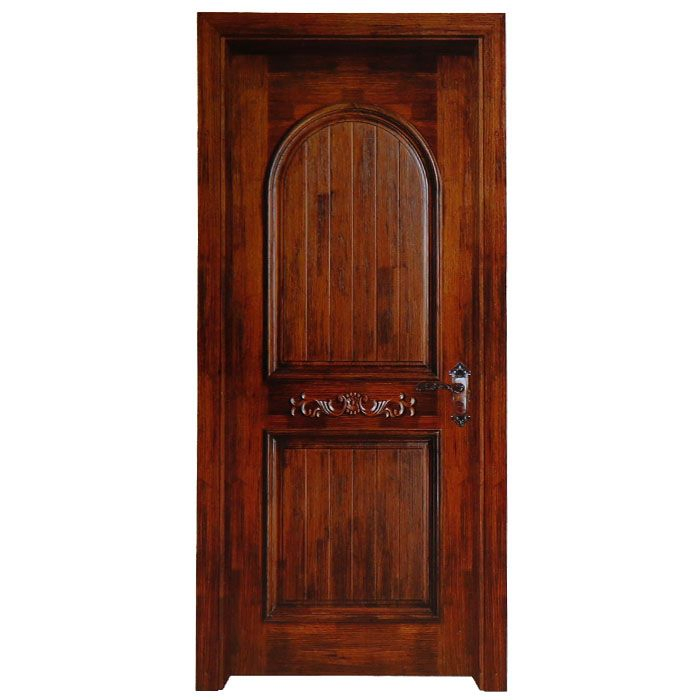China Interior Melamine Composite Wood Door Veneer Flush Wooden Lacquer Door with Solid Hollow Fiber Doors