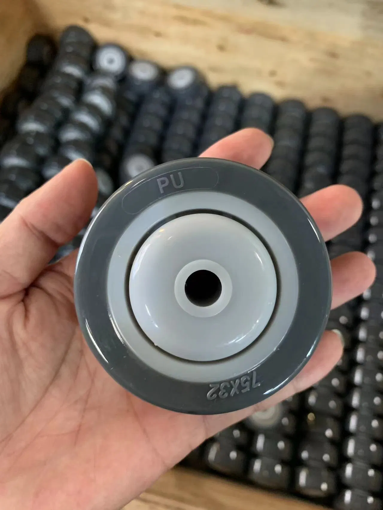 Industrial Casters with Ball Bearings and Durable Finish