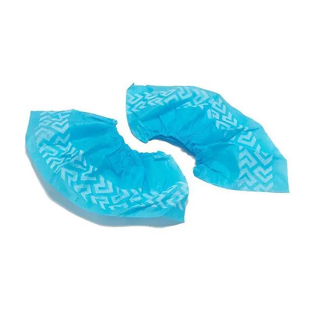 Disposable Non Woven 20GSM 25GSM Blue Color PP Shoes Cover