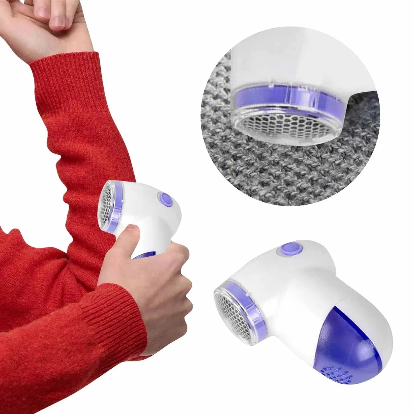 Household Electric Reusable Manual Lint Roller Pet Hair Remover Clothes Fabric Shaver