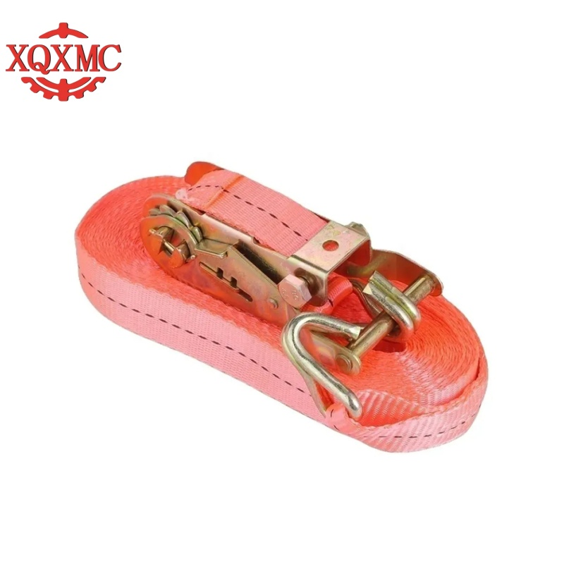 Heavy Duty 2 Inch 50mm 5000kgs Adjustable High Break Strength Ratchet Tie Downs Cargo Lashing Belts