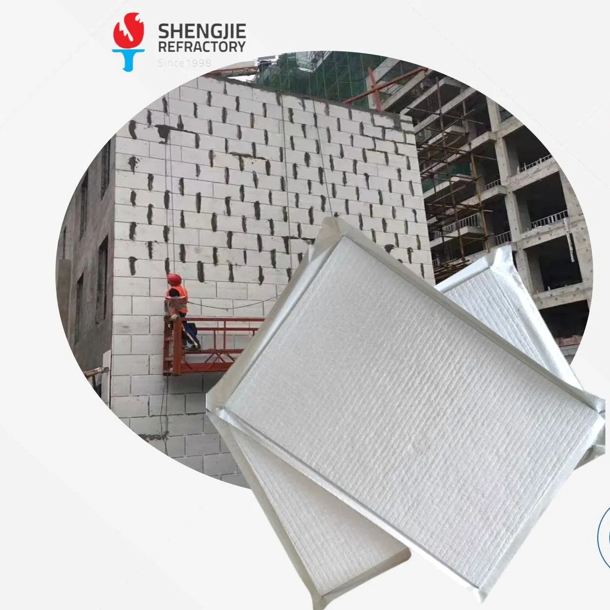 Conductivity Vacuum Insulated Panel Sheet Glassfiber Thermal Insulation Fire Resistant Eco-Friendly VIP