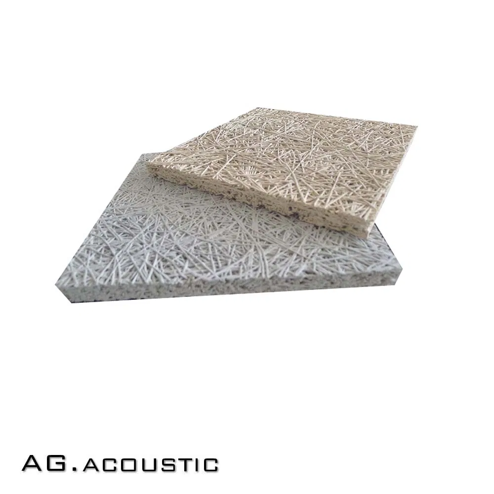 AG. Acoustic Noise Reduction Material Colored Wooden Fiber Cement Sound Insulation Panels
