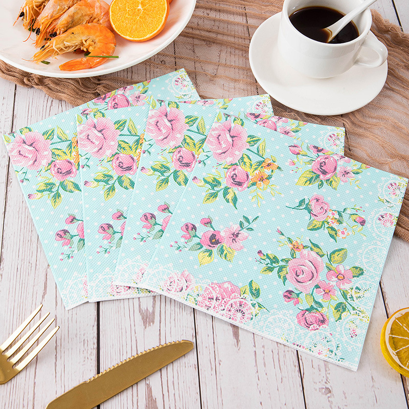 Reliable Soft Gentle Touch Soft Multi Ply Paper Printing Napkin Paper