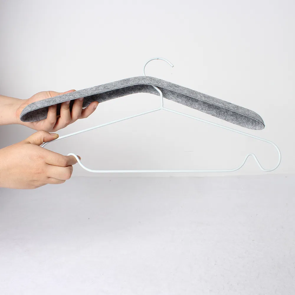 New Thermoforming Pet Customized Color Size Non Woven Baby Hanger for Closet Wardrobe