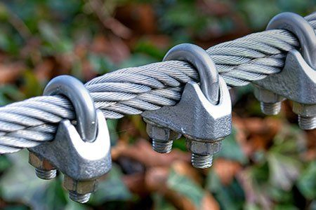 DIN741 Wire Rope Clamps U Type Malleable Clips as Connector to Secure Cables and Ropes Hardwares Clamps Cable Clip