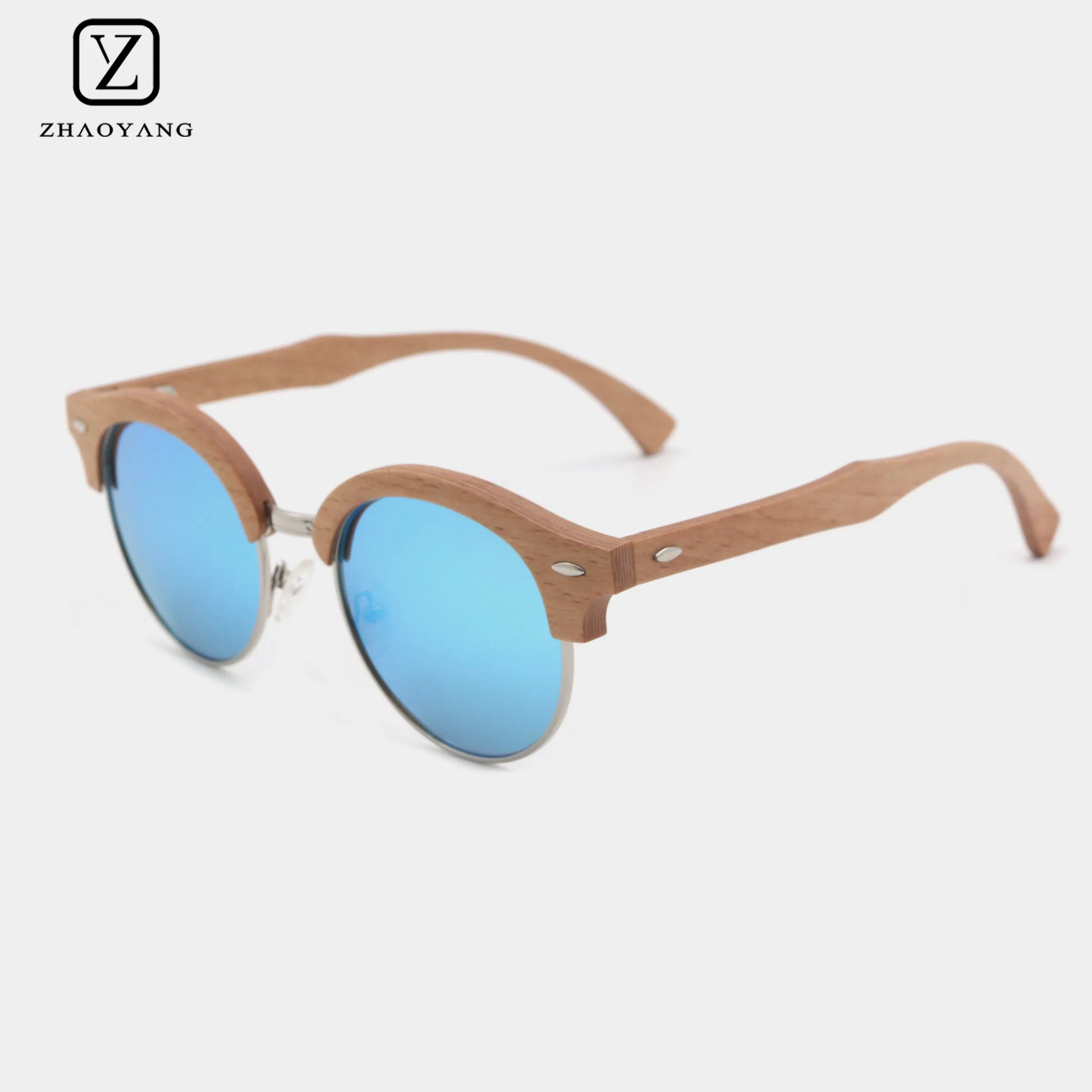 Classic Handmade Bamboo Wooden Sunglasses UV400 Polarized Custom Logo Retro Style