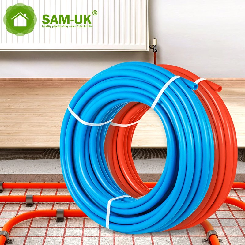 Pipe 14mm Pn20 Water Gas Outdoor NSF Crimping Tool Oxygen Barrier 3/4 ASTM Blue a 16mm Ground Heating Hot 6 Inch Pex
