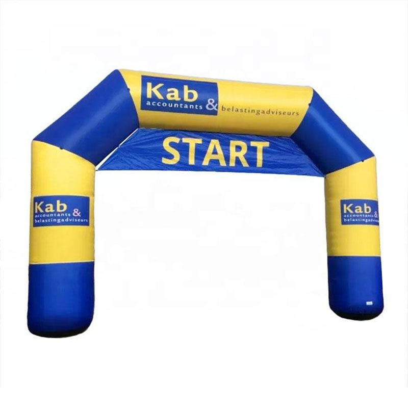 in Stock Inflatable Arch Gate Promotion Outdoor Inflatable Arch Customized Finish and Start Arch