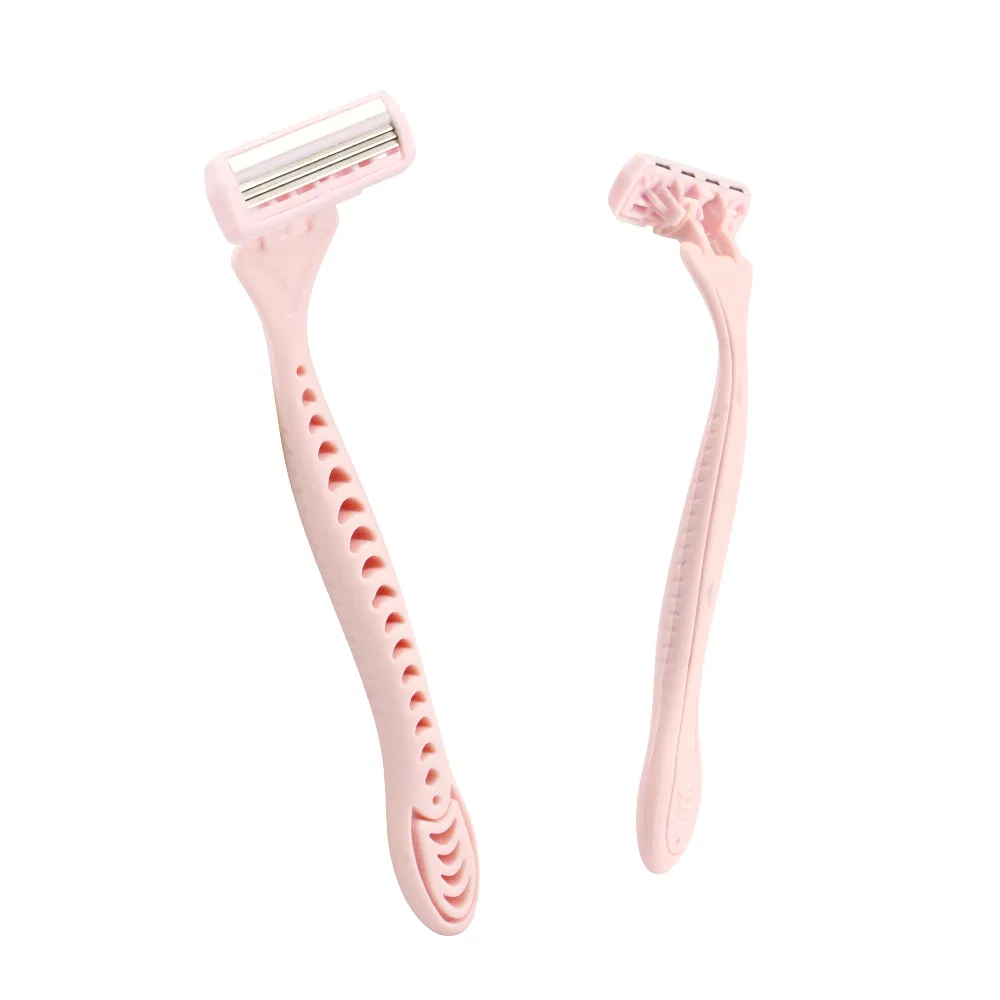 Cherry Pink Women Razor Lower Cost Disposable Razor Women Wet Shaving Blade Hotel Disposable Wet Grooming Razor