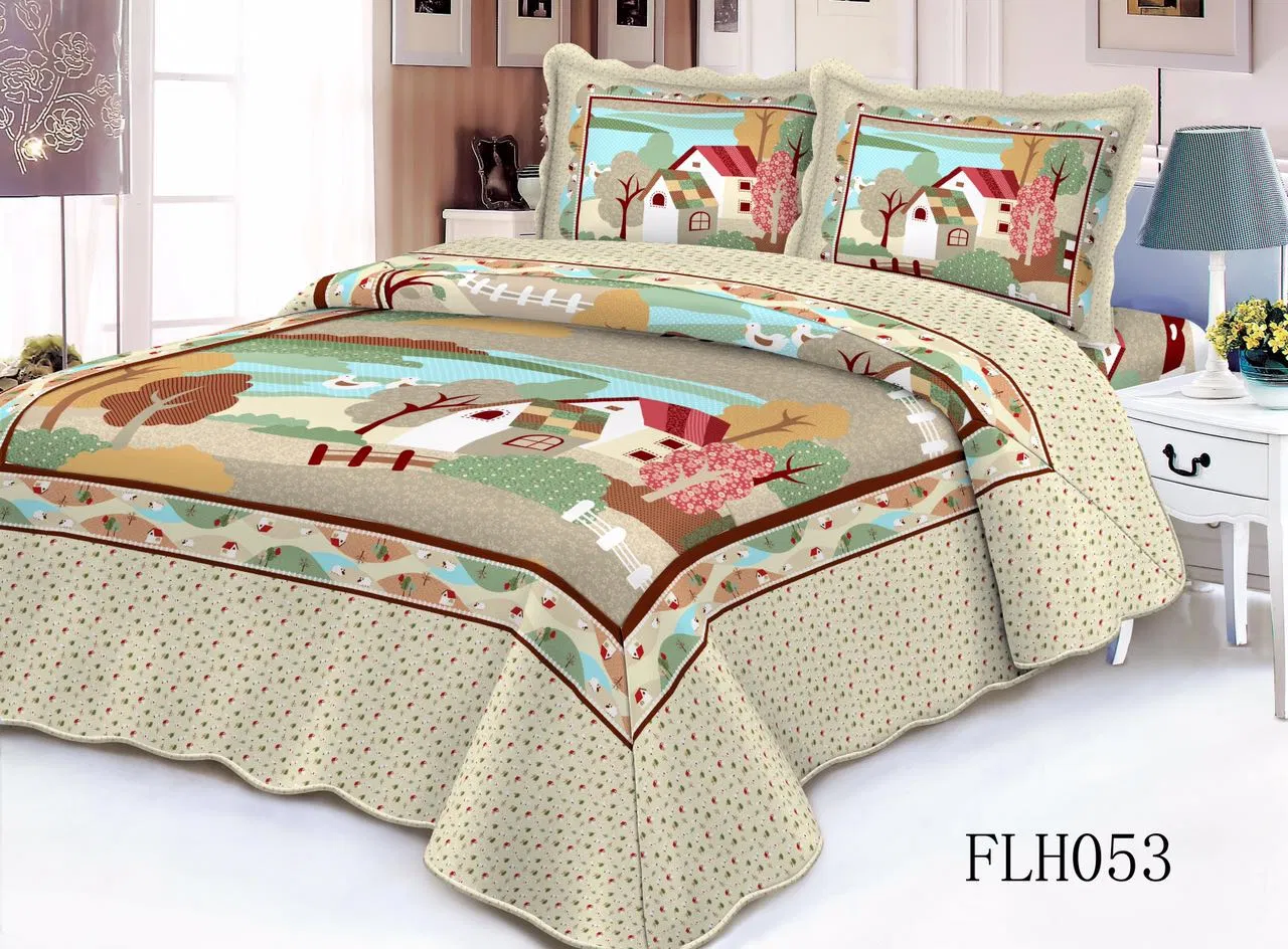3-Piece Lightweight Printed Quilt Set