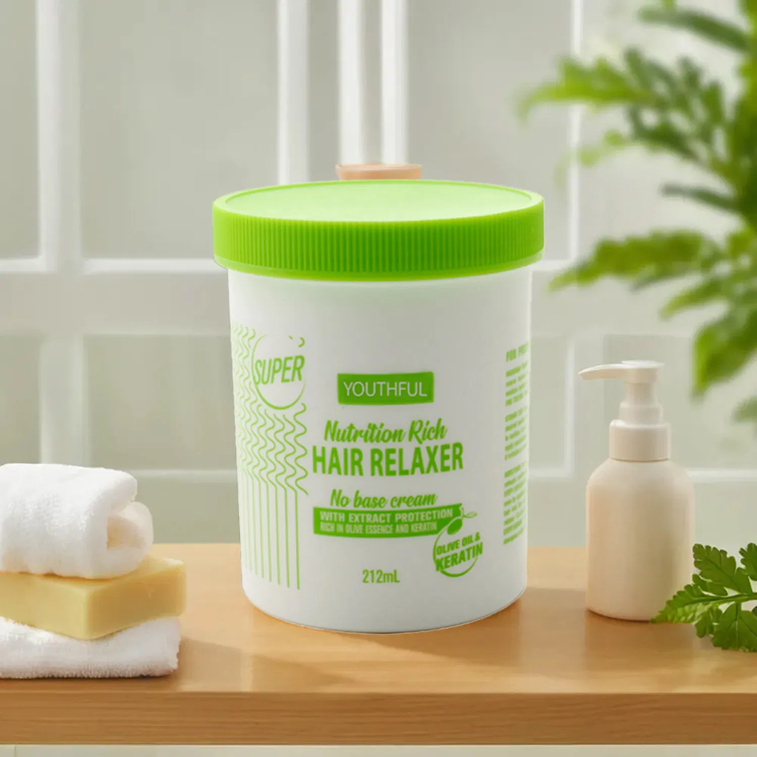 Relaxer Perm Damaged Repair Smoothing Treatment Hair Straightening Cream