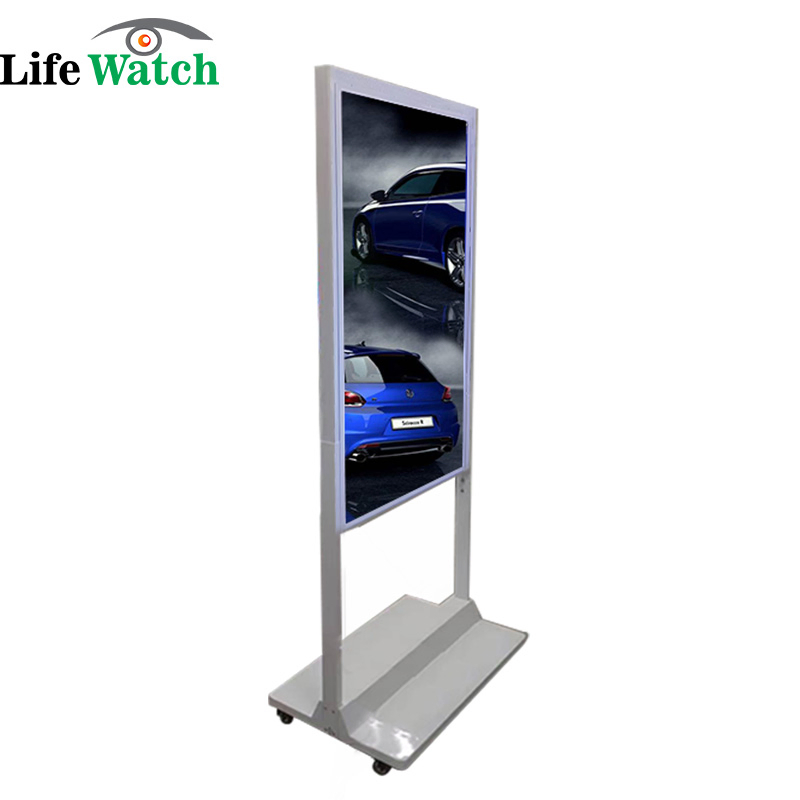 Напольный дисплей 49 дюймов 2K/4K с двойным экраном