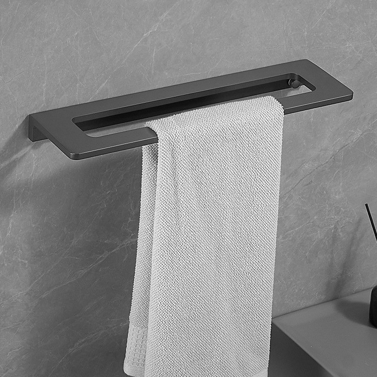 Настенный держатель для полотенец Sleek Matte Black