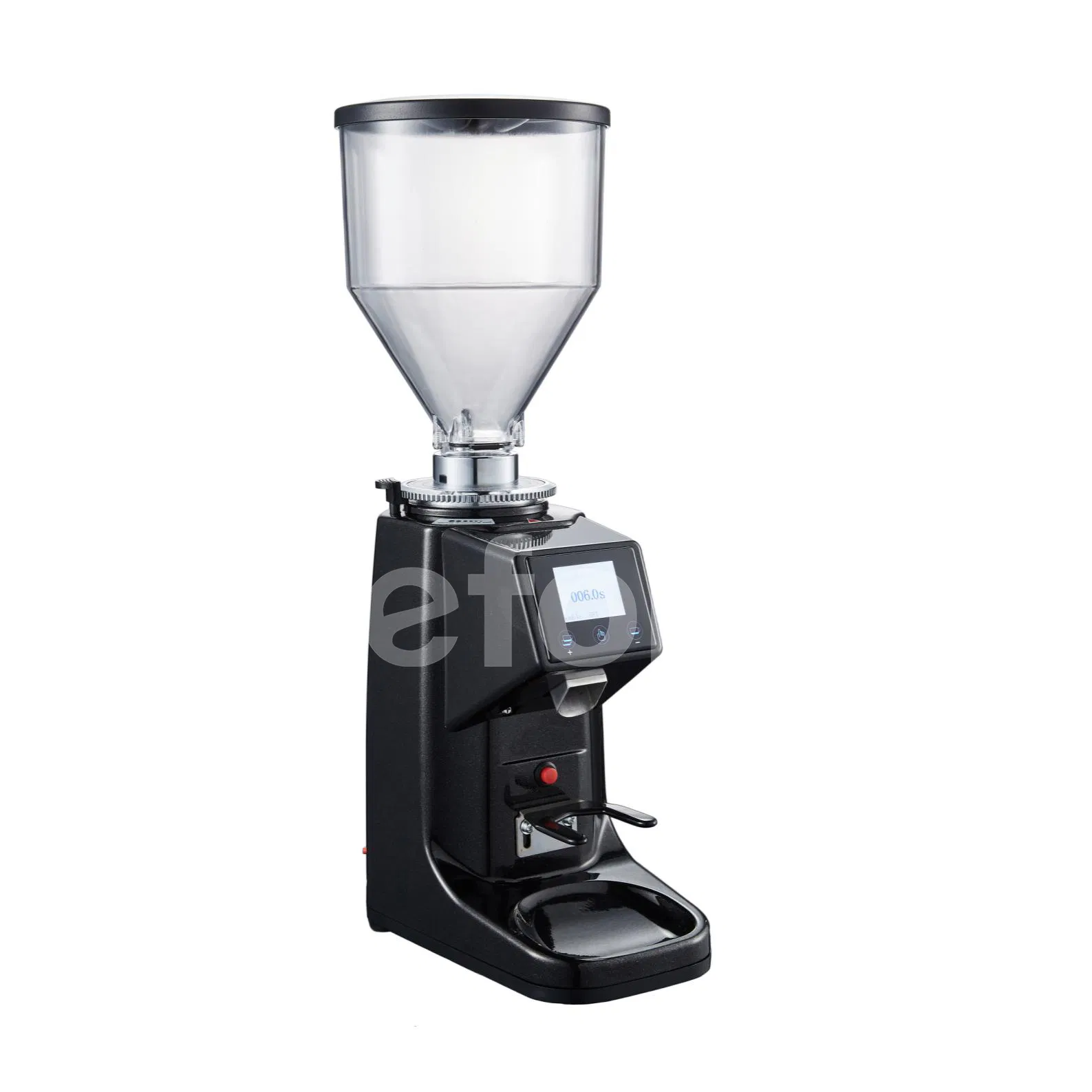 Touch Control 1400rpm 60mm Flat Burr Industrial Commercial Manual Electric Coffee Grinder