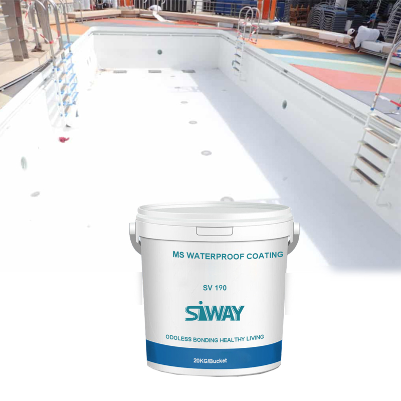 Single Component Roof Gray Modified Silicone Waterproof Paint for Roof Basement Swimming Pool Water Tank Bath