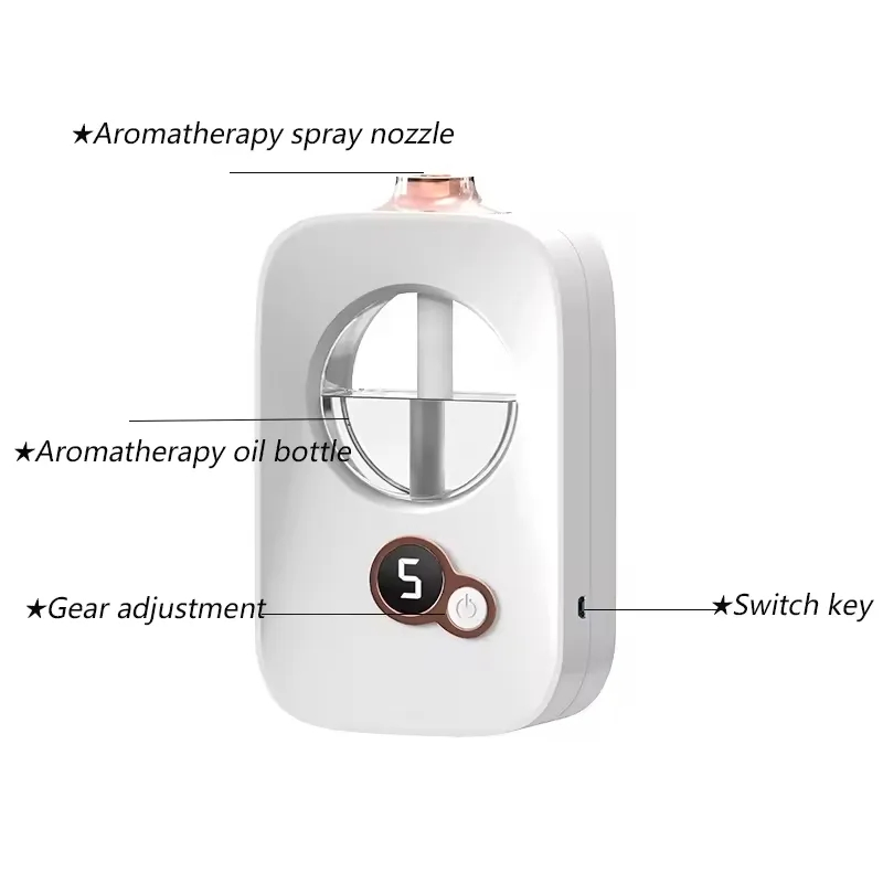 Rechargeable Intelligent Humidifier Aromatherapy Machine Home Automatic Spray Aromatherapy Machine Freshener