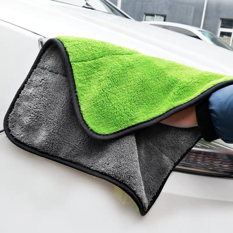 840G/M2 38*45cm Microfiber Coral Fleece Cloth Car Auto Cleaning Clean Cloth