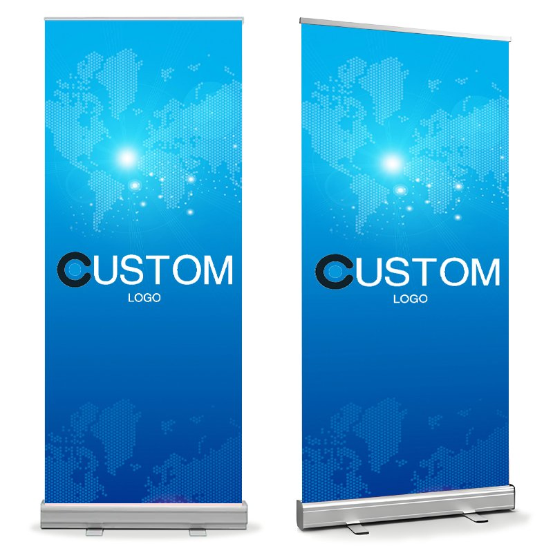 Retractable Banner Stands Only Custom Design Banner Rolling Advertising Banner