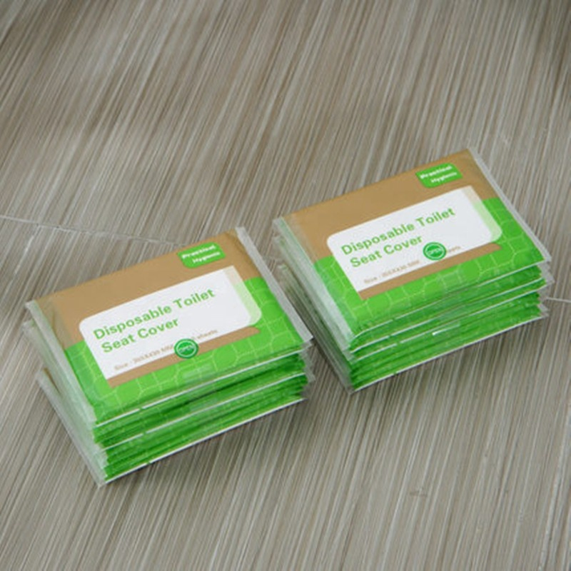 China Wholesale 1/24 Virgin 1ply Wallet Disposable Travel Pack Toilet Seat Cover