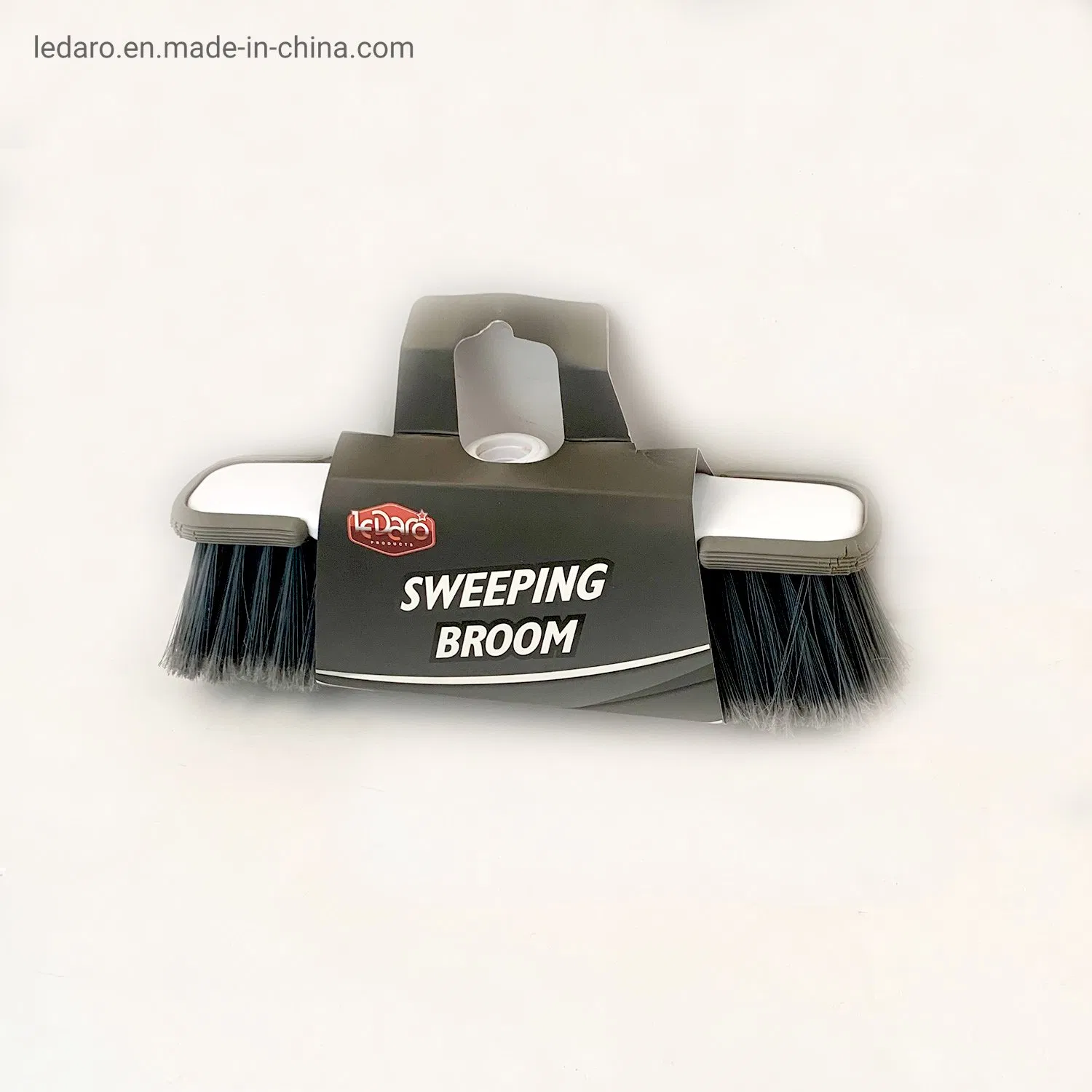Homeware Sweeping Broom with Standing Upright Durable Long Steel Handle for Kitchen Home Office Cleaning