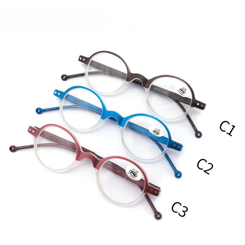 Gd China Eyeglass Frames PC Reading Glasses Plastic Bright Color Design Ladies Cheap Wholesales in Stock Women Anti Blue Light Reading Glasses