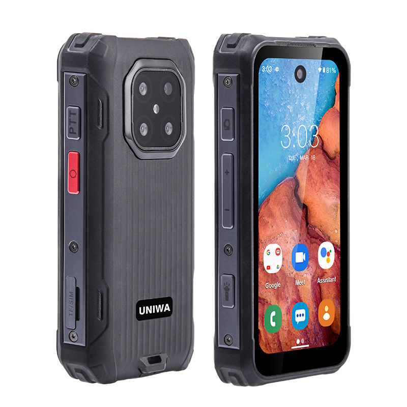 Защищённый смартфон Android 12, 6+128GB, IP68, 3.88 дюйма