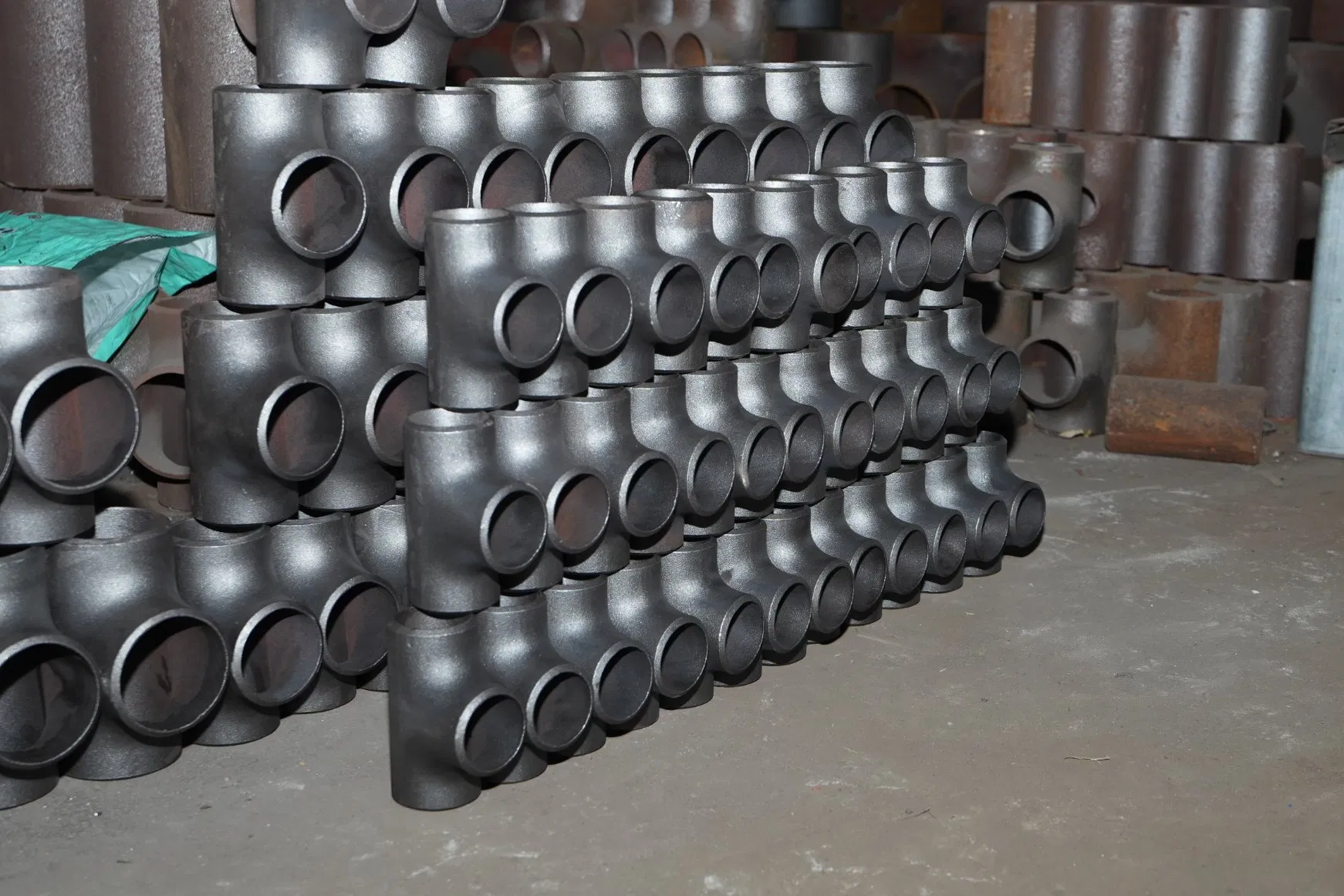 Precision-Cast Smooth-Inner-Wall High-Temperature-Resistant Stainless Steel Tee Accessory