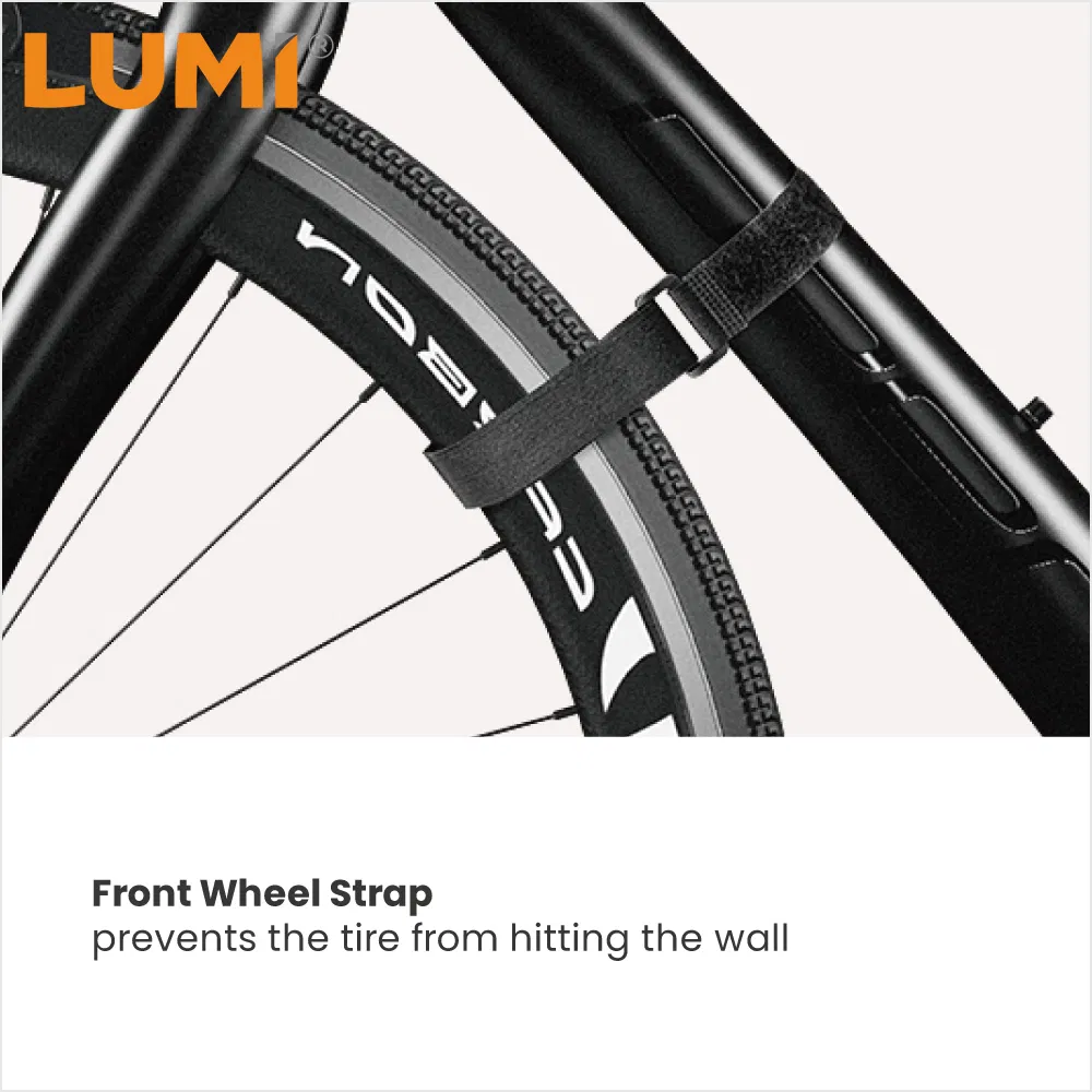 Adjustable Horizontal Indoor Home Garage Bike Storage Rack for 1 Bicycle